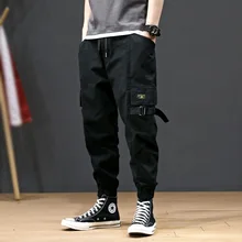 Новые повседневные брюки мужские осенние и зимние мужские брюки трендовые спортивные брюки комбинезоны мужские брюки мужские