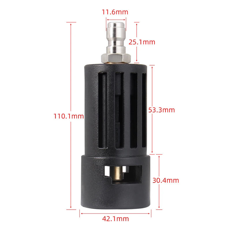 Compatible High Pressure Washer Nozzle Adapter for Converting between Karcher K2-K7 1/4'' Quick Connect Car Washer Accessory 6