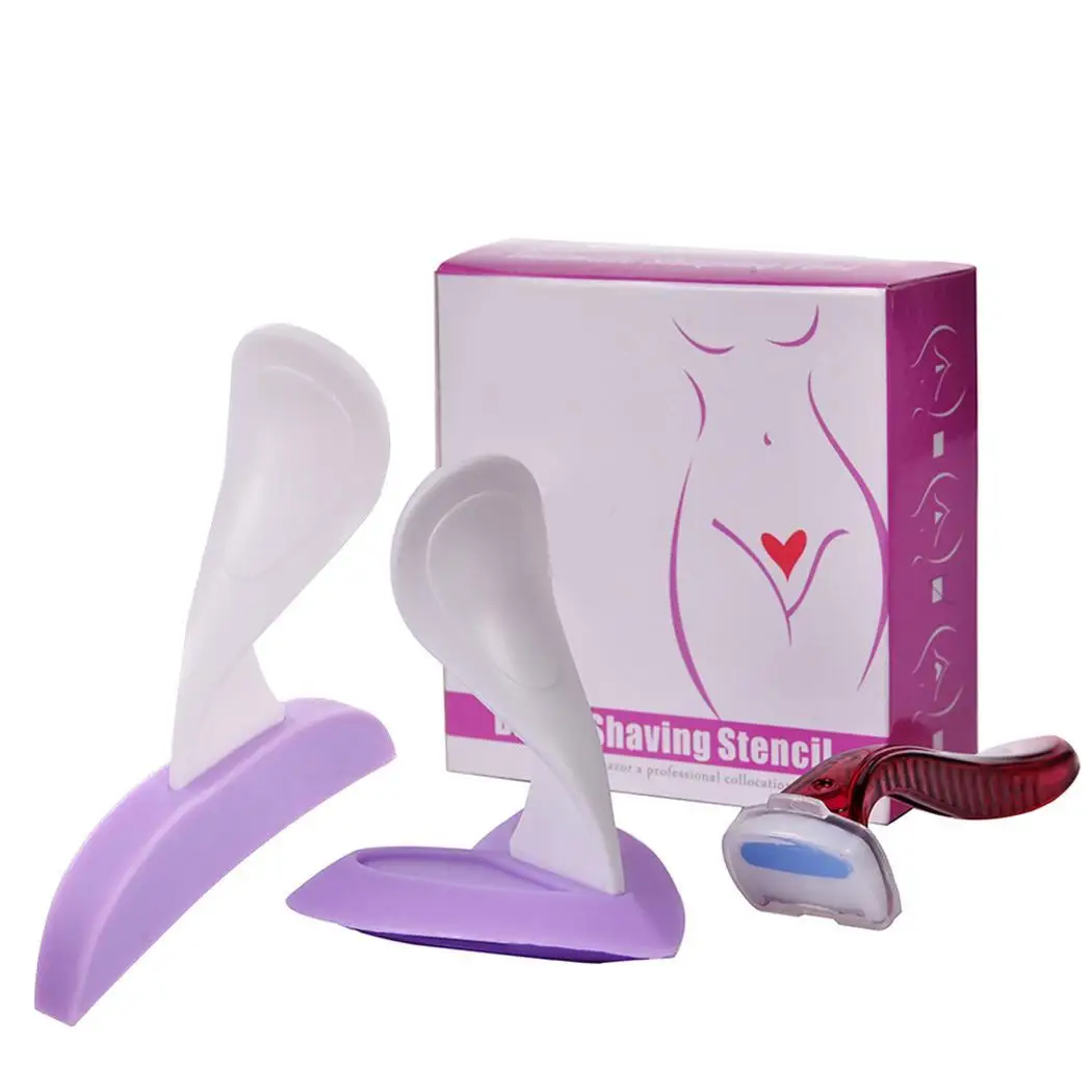 

Bikini Privates Shaving Stencil Razor Female Secret Intimate Pubic Trimming Shaver Hair Shaving Shaver Set Kit