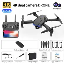 

Rc Drone 4k HD Wide-angle Camera 4K 1080P WiFi Fpv Foldable Dual Camera Four Axis Drone Toy Mobile Phone APP Control