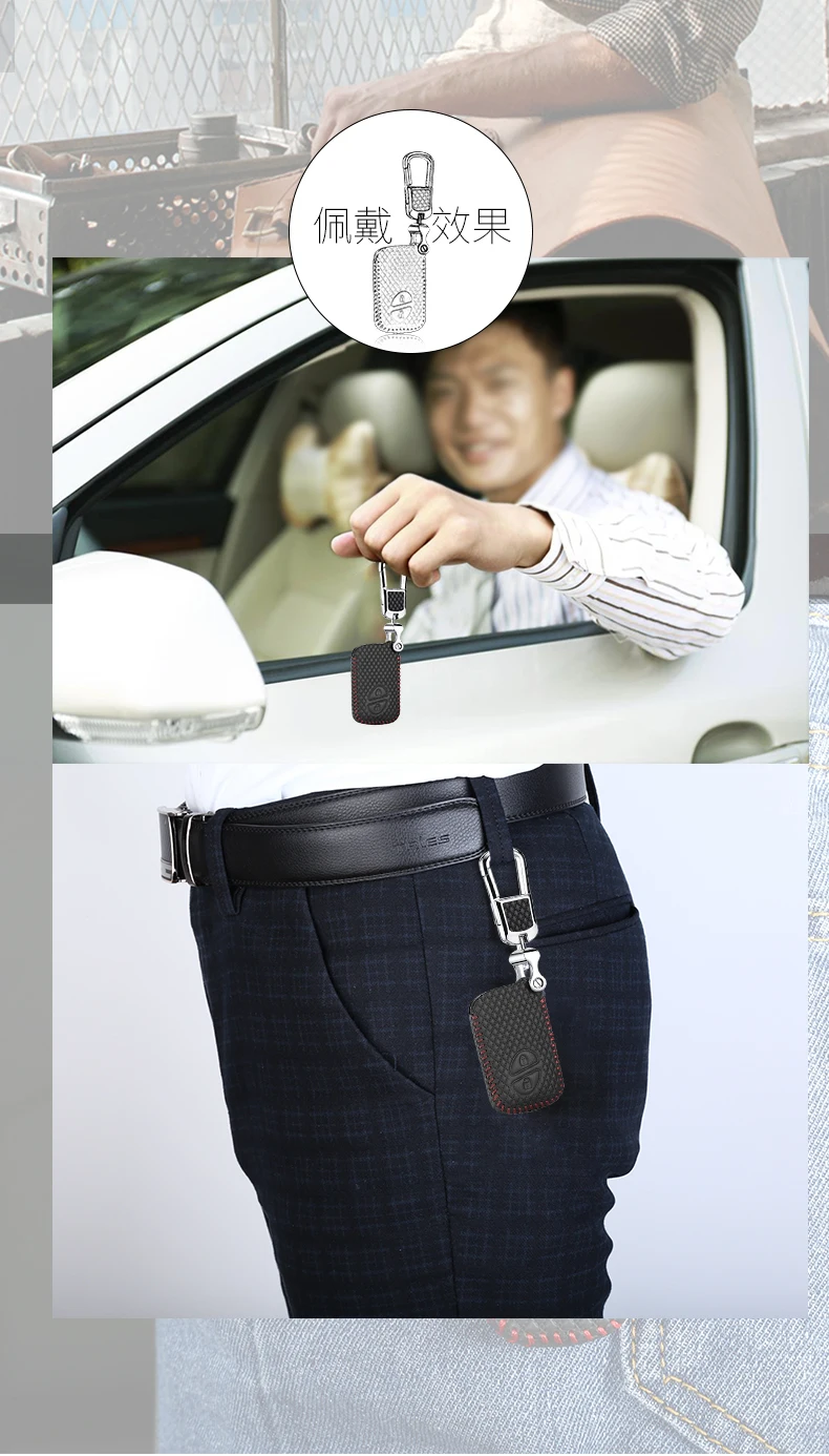 Luckeasy кожаный чехол для ключей LEXUS CT 2012 2013 2 кнопки автомобильный держатель Чехол key3