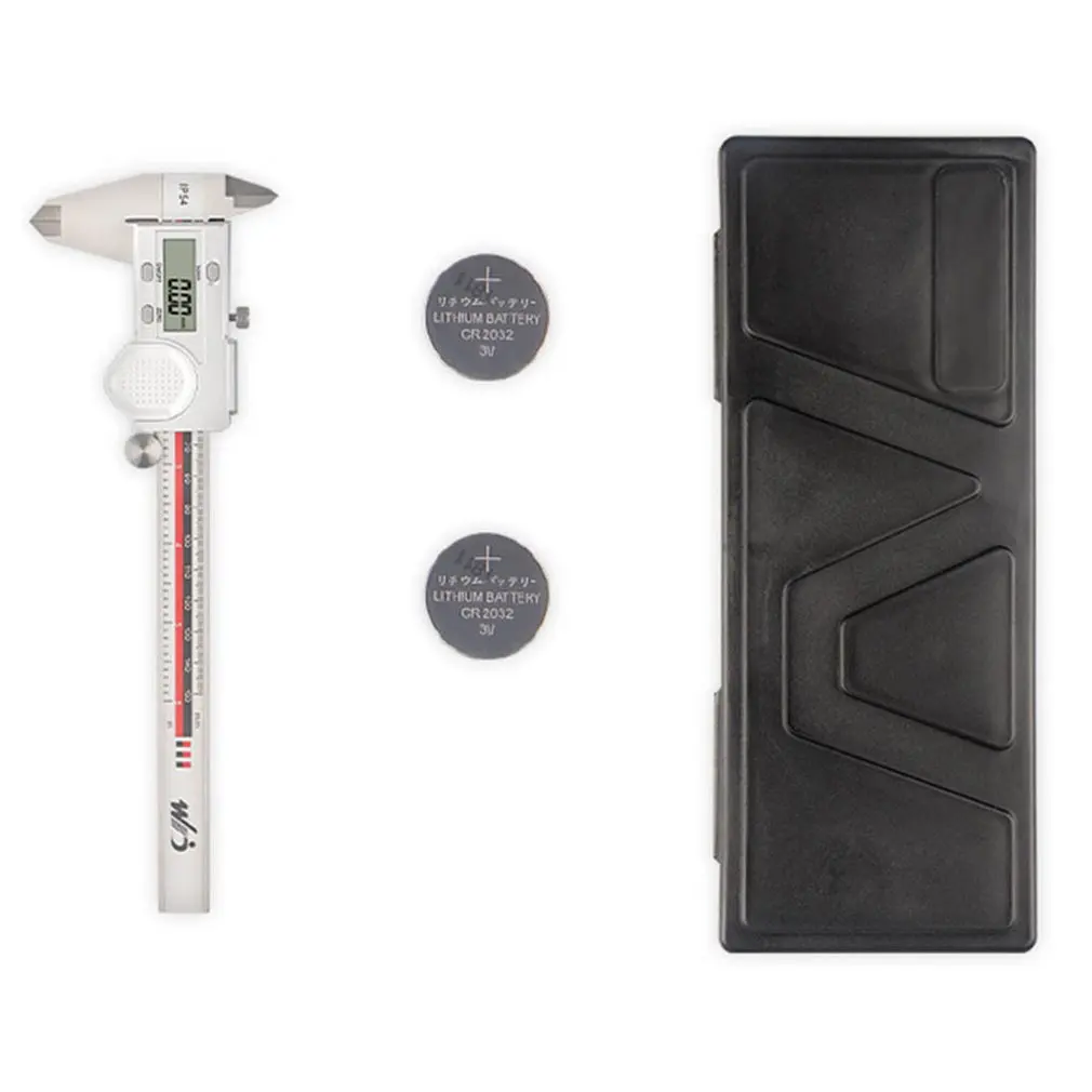 Stainless Steel Digital Display Fraction Caliper Score Display High Precision LCD Vernier Caliper
