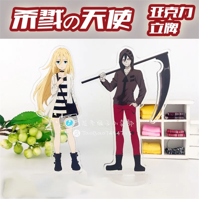 

Japan Anime Satsuriku no Tenshi Angels of Death Isaac Foster Zack Rachel Gardner Ray Cosplay Acrylic Stand Figure Cute Xmas Gift