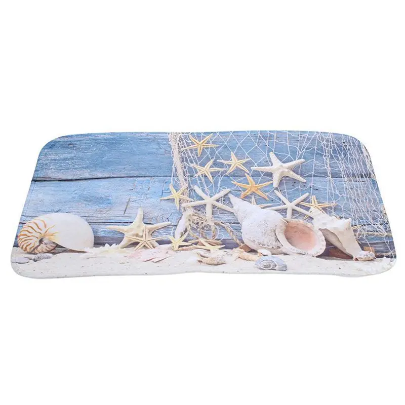 3 Piece Floral Non Slip Soft Bath Mat Set Pedestal Bathroom Toilet Cover Rug