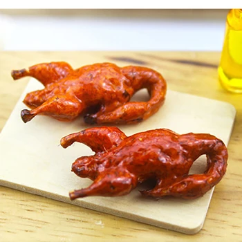 

Mini Roast Duck Turkey Grocery Store Food Model Dollhouse Food Decoration Accessories
