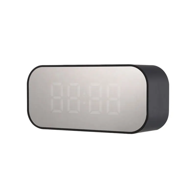 

Bluetooth 5.0 Portable Wireless Bluetooth Speaker Column Subwoofer Music Sound Box Led Time Snooze Alarm Clock For Laptop Phone