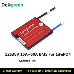 12 S 25A 35A 45A 60A PCM/PCB/BMS 36 В 18650 Литий 3,2 LiFePO4 батарея пакет для электрические велосипеды и скутер