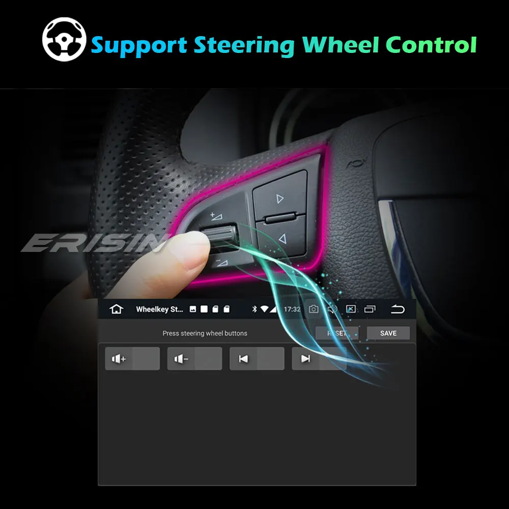 Erisin 5931 DAB + Android 10 0 автомобильный Стерео Авторадио DVD GPS Wifi OBD 4G USB для Ford C/S Max Galaxy Kuga