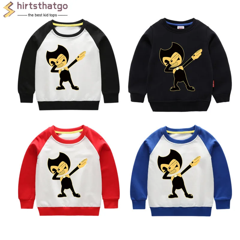 

Boy Girl Dab Bendy Funny Sweatshirts Kid Autumn Toddler Winter Clothes Kid Pullover Tops Black Friday Gift
