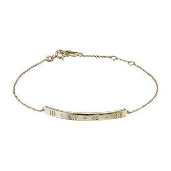 

Bracelet of yellow gold with diamond e0301br04203069