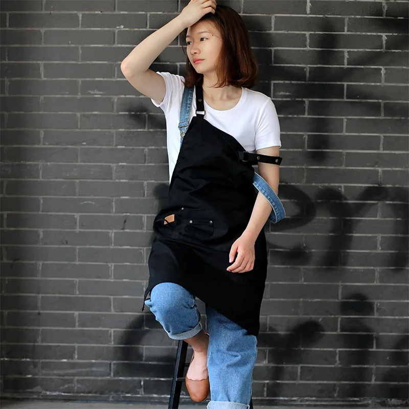 2019 Новое поступление фартук в стиле унисекс Для женщин мужчин Регулируемая Кухня