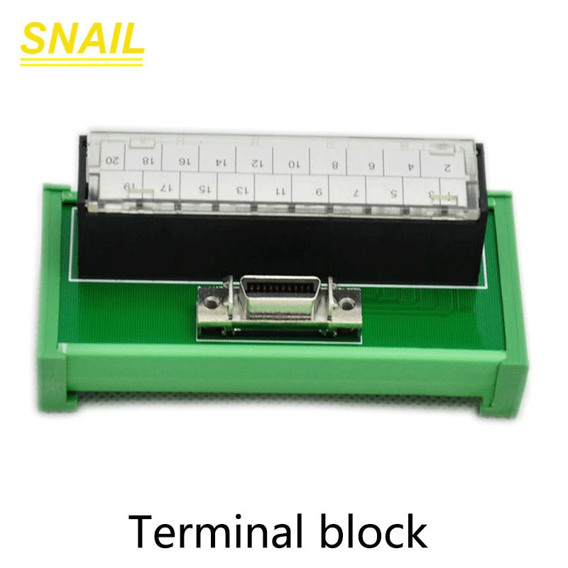 Terminal block PS7DW-20V14B-F for Mitsubishi servo CN3 interface