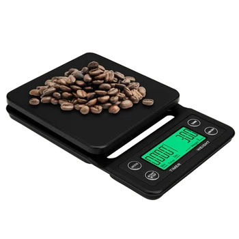 

High Accuracy Kitchen Food Weighing Scale Digital Coffee Scale with Timer