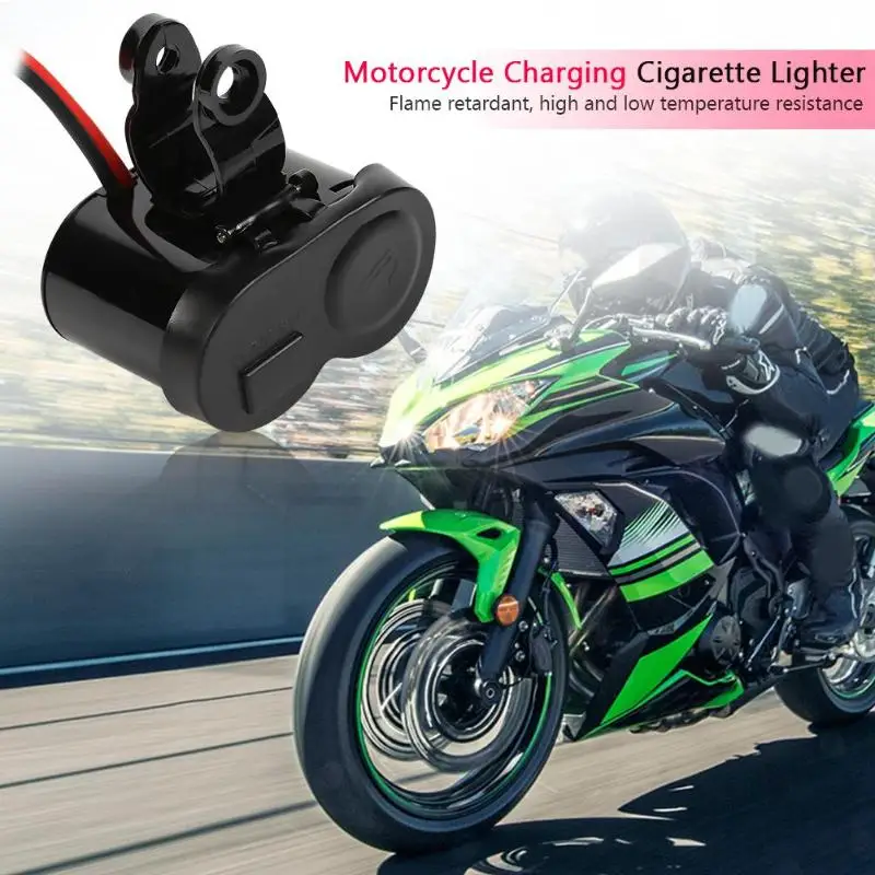 Мотоцикл руль прикуривателя адаптер питания 5V 2.1A USB зарядное устройство для телефона ABS Защита окружающей среды оболочка