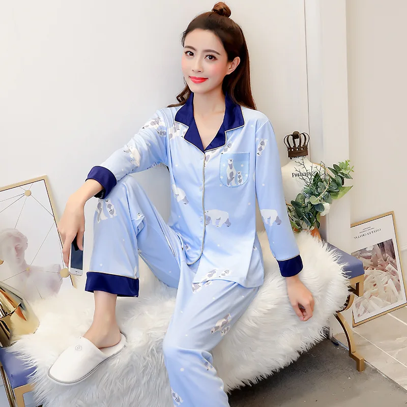 

Liang xing Autumn & Winter New Style Open Buckle Color Block Set Color Block Polar Bear M -Xxl