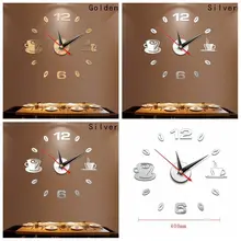 3D большие настенные часы с зеркальной поверхностью стикер большие часы Наклейка домашний декор уникальный подарок DIY стикер s