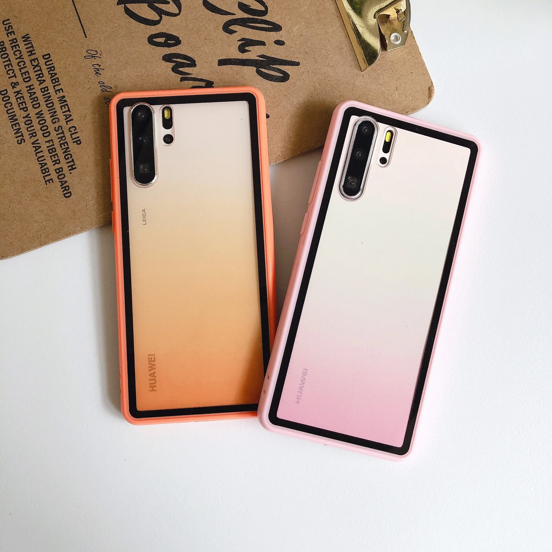 Градиентный акриловый Радужный чехол для huawei P30 Pro P30 Lite Honor 8X Honor 10i Honor 10 Lite, защитный чехол для Nova 5 Pro