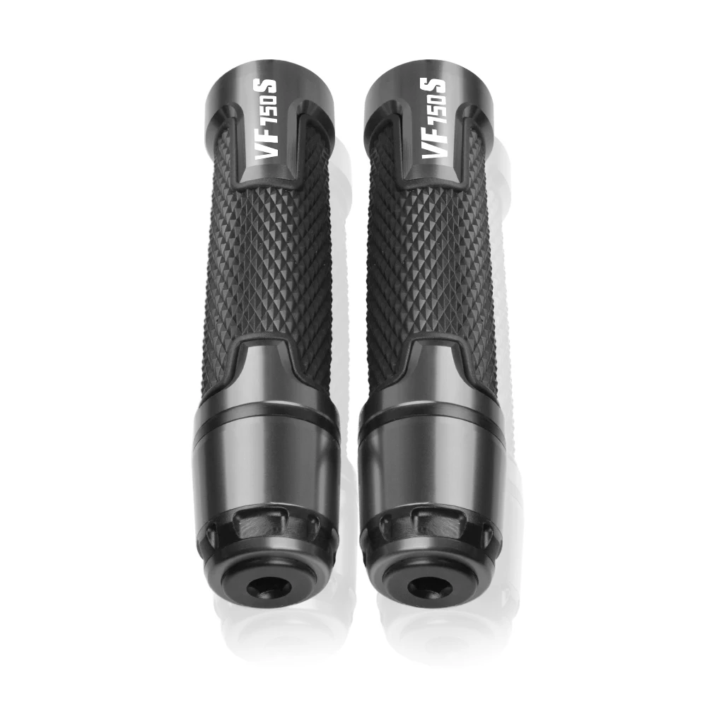 VF750S Универсальные CNC алюминиевые аксессуары для мотоциклов, руль, рукоятка, ручки, мотоциклетные рукоятки, резиновая рукоятка для HONDA VF750S - Цвет: VF750S