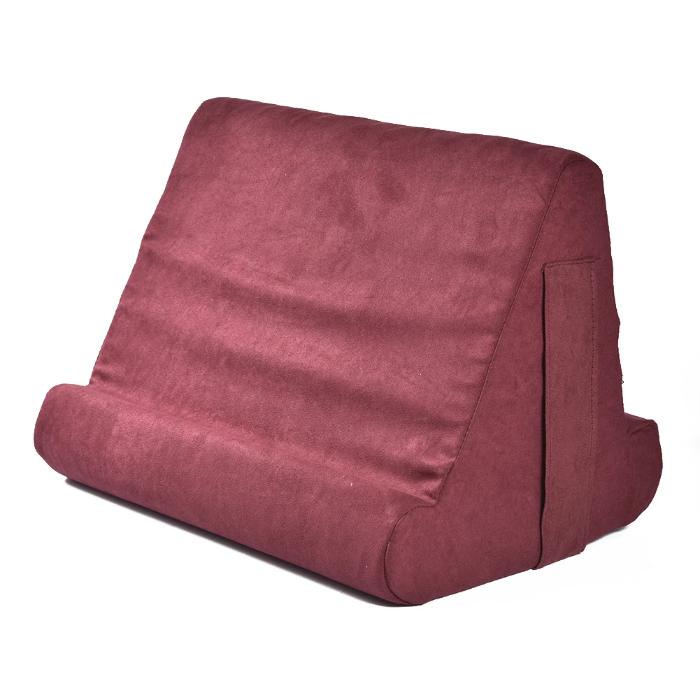 Wine Red Type B Портативный складной держатель для планшета для iPad, кронштейн для чтения, мягкая подушка, подставка для планшета, для чтения, смартфонов, книг, журналов, стойка - Цвет: Wine Red Type B