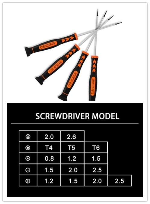 Cr-V Screwdriver Set For Electronic Maintenance Mobile Phone Macbook Air Pro Repair