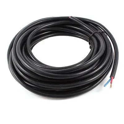 

15/2 AWG Wire 1.5mm2 Copper Cores Conductor Electric RVV Cable 31.8 Feet