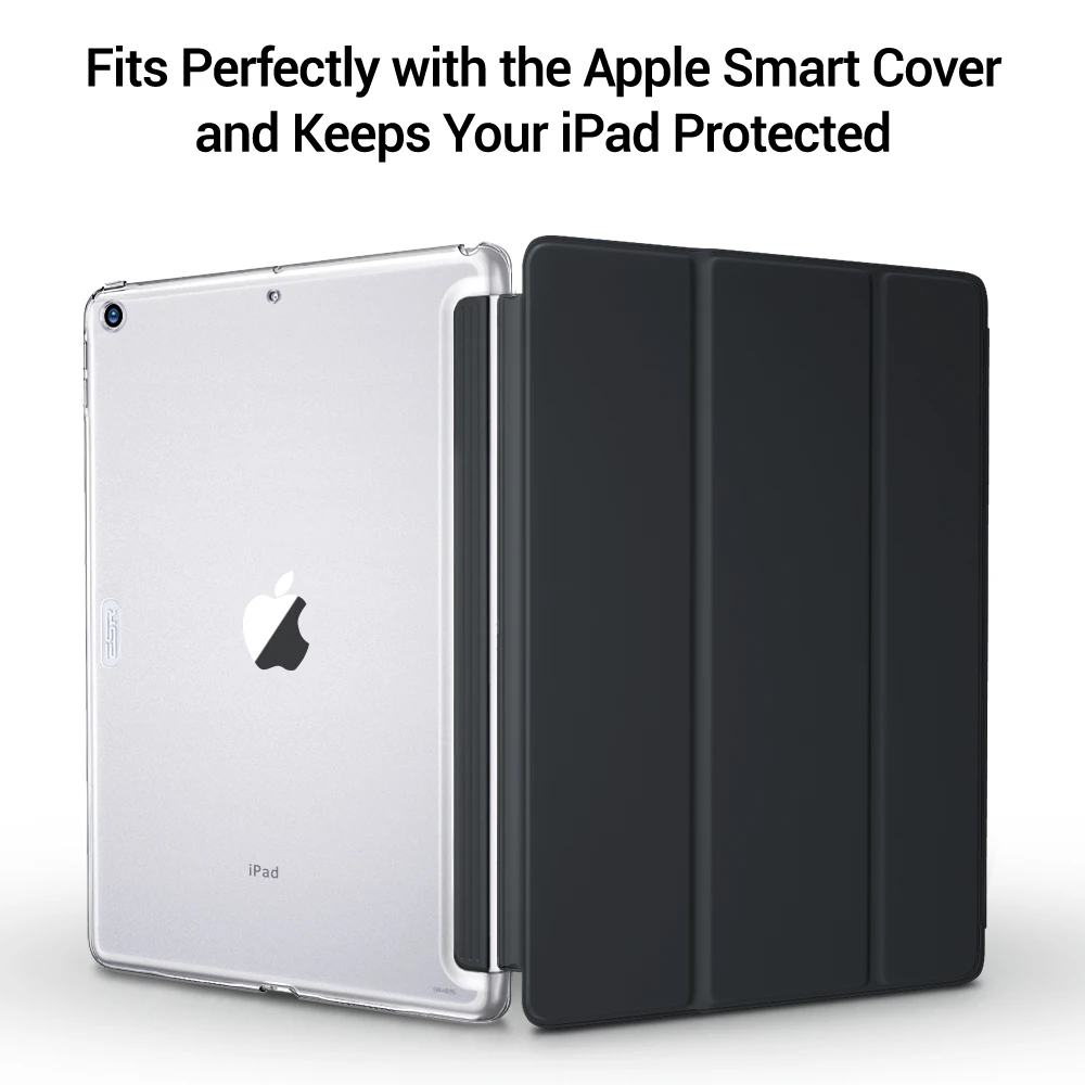 ESR чехол для iPad 7 10,2 прозрачный ТПУ задняя крышка тонкий отскок мягкий чехол для iPad 7th чехол подходит с Умной клавиатурой