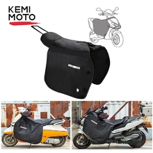 Kemimoto perna capa para motocicleta cobertor na altura do joelho mais quente chuva vento proteção à prova de vento à prova vento inverno colcha para bmw para yamaha