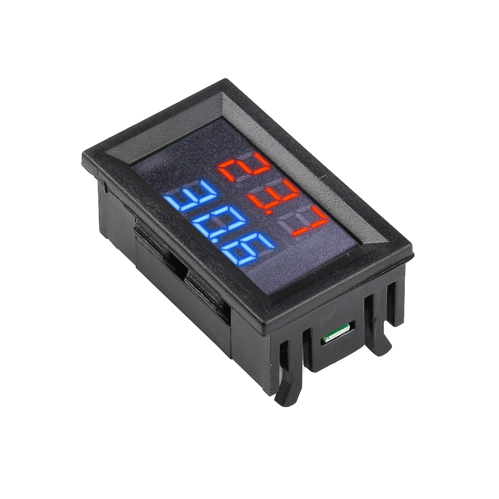DC 4-28V 5V 12V 0.28 inch LED Display Dual Red Blue Green Digital Temperature Sensor Thermometer With NTC Probe Cable