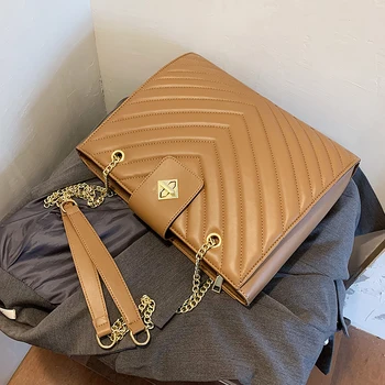 

Lattice Large Tote bag 2020 Fashion New High quality PU Leather Women's Designer Handbag High capacity Shoulder Messenger Bag