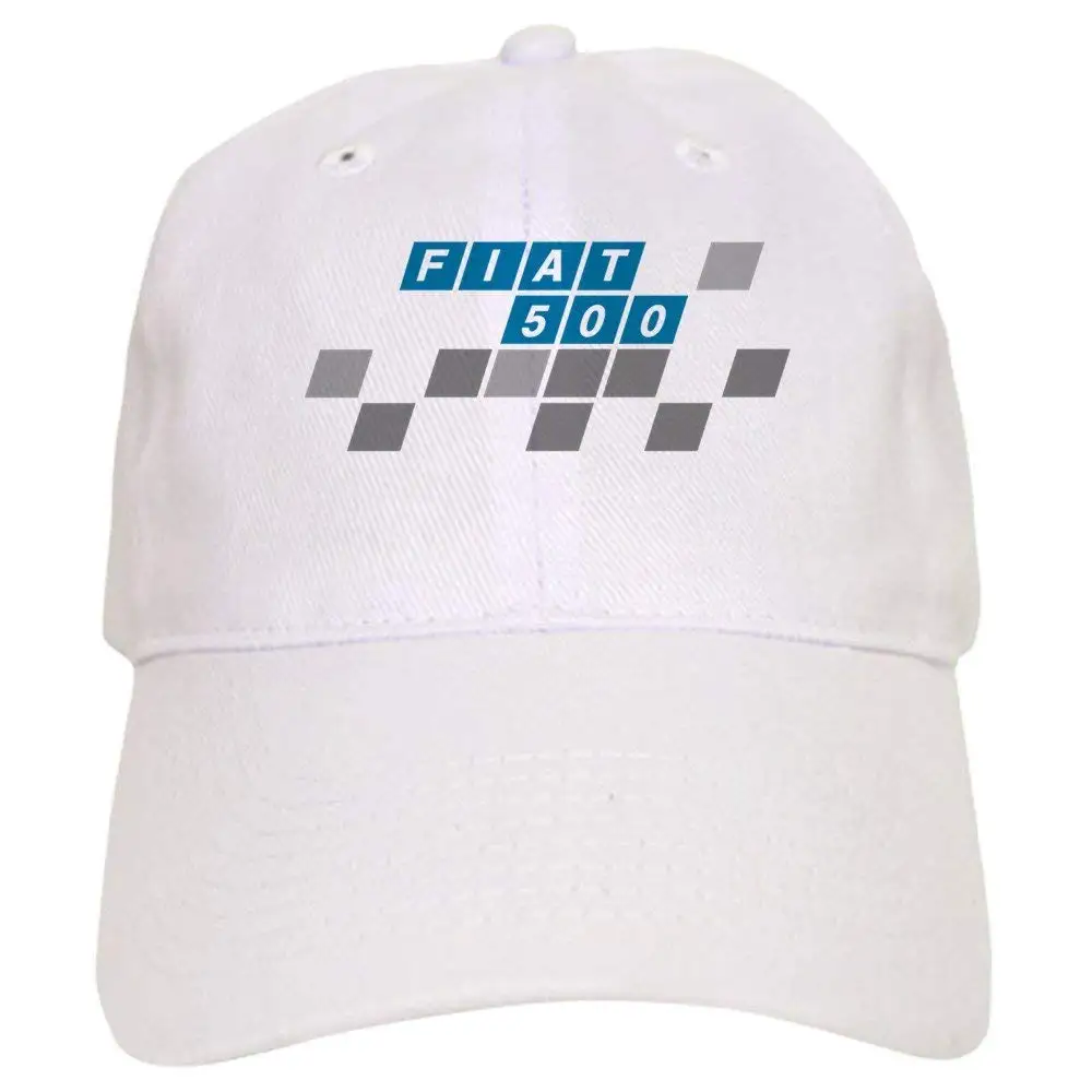 Fiat 500 Кепка период логотип на белой бейсболке