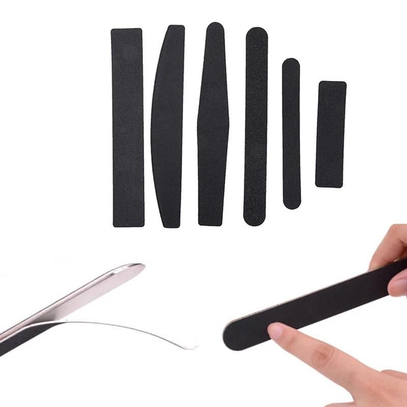 

Sandpaper Disposable Cuticle Remover Buffers Slim Crescent Grit Callus 20pcs Nail File Replacement Pads Artificial Nail