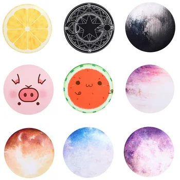 

Round Planet Series Mouse Pad Earth/Venus/Mars/Mercury/Jupiter/Pluto/Rainbow Moon Small Fresh Notebook Computers Pad Rubber Pads