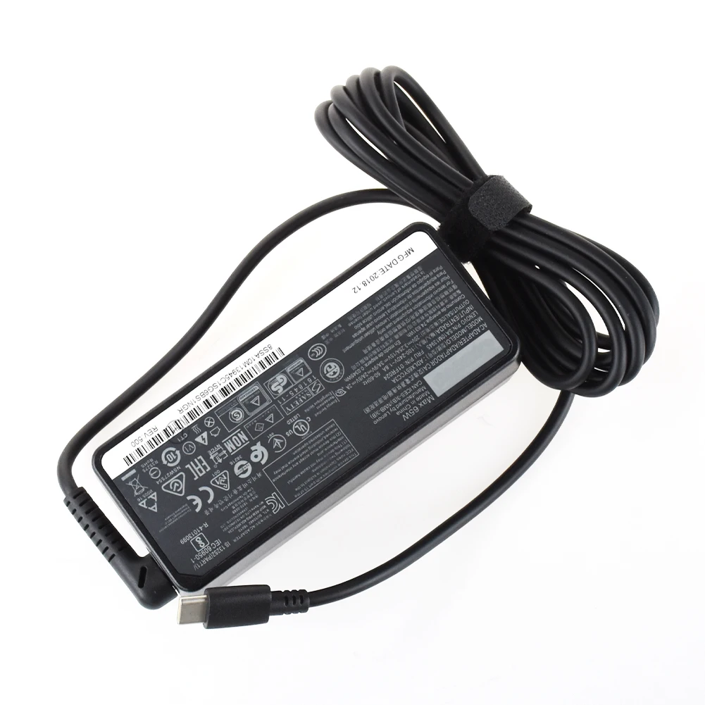 OEM ноутбук источника питания для LENOVO X270 X1 углерода Йога X260 65 Вт USB C TYPE адаптер