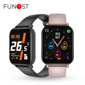 

FUNOST F25 Smart Watch Men 2020 Thermometer On Wrist Smartwatch Women Intelligent Immunity Monitoring Fitness Watches IWO 12