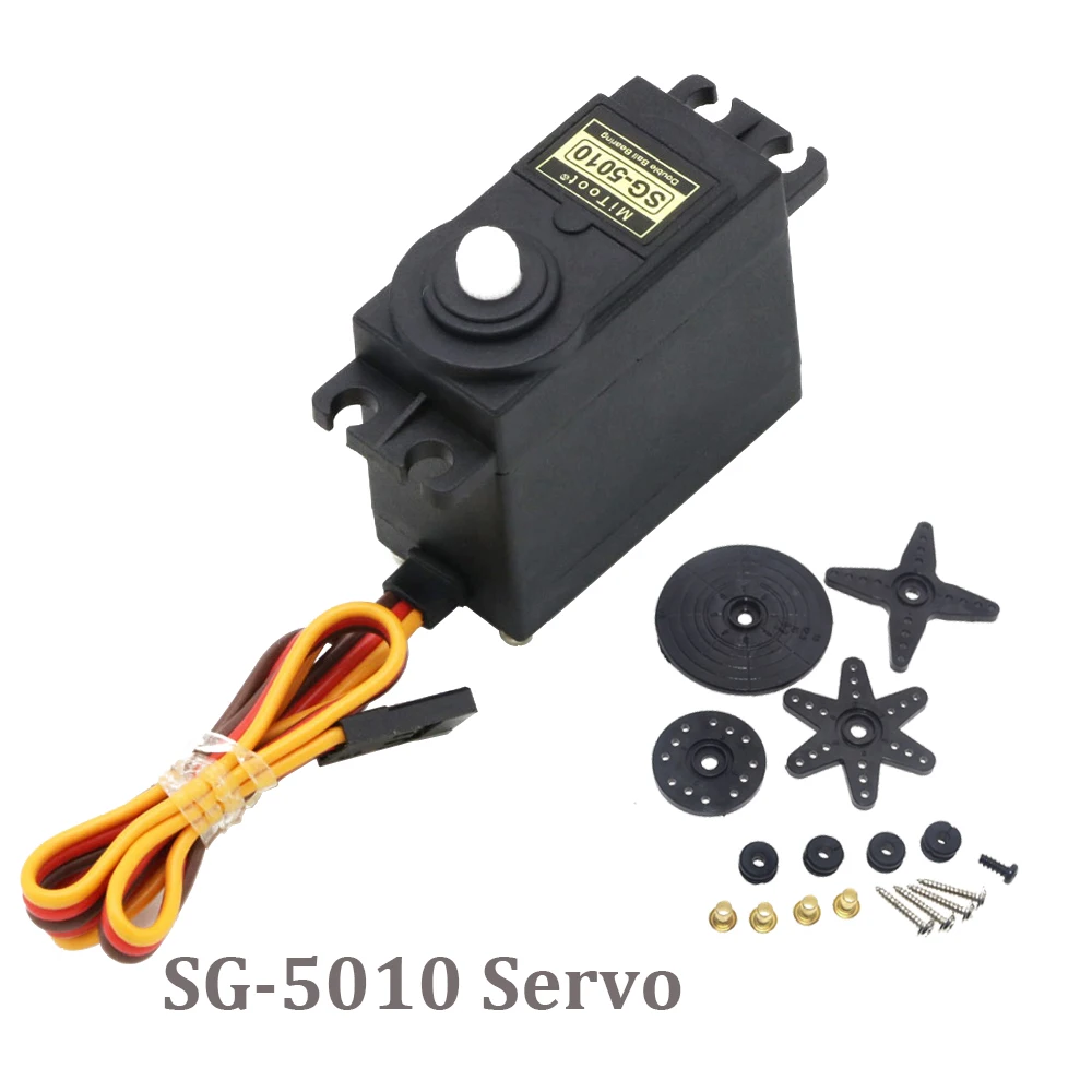 

1pcs SG5010 4.8-6.0V High Torque Brushless Digital Servos With Plastic Gear For Car Boat Model Truck Robot Toys DIY