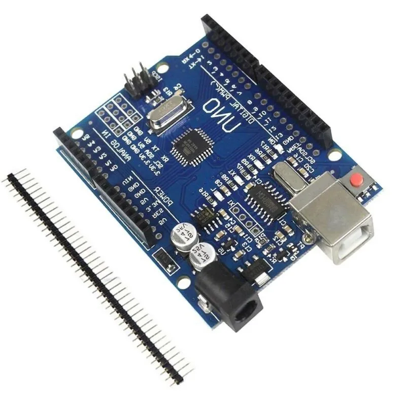 UNO Улучшенная версия для Arduino UNO R3 CH340G MEGA328P чип 16 МГц ATMEGA328P-AU макетная плата интегральные схемы комплект - Цвет: UNO