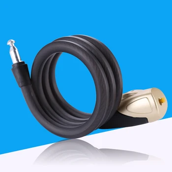 

Lock 1m Bicycle Cable Lock Anti-theft Lock with 2 Keys Cycling Steel Wire Security MTB Road Bicycle Locks