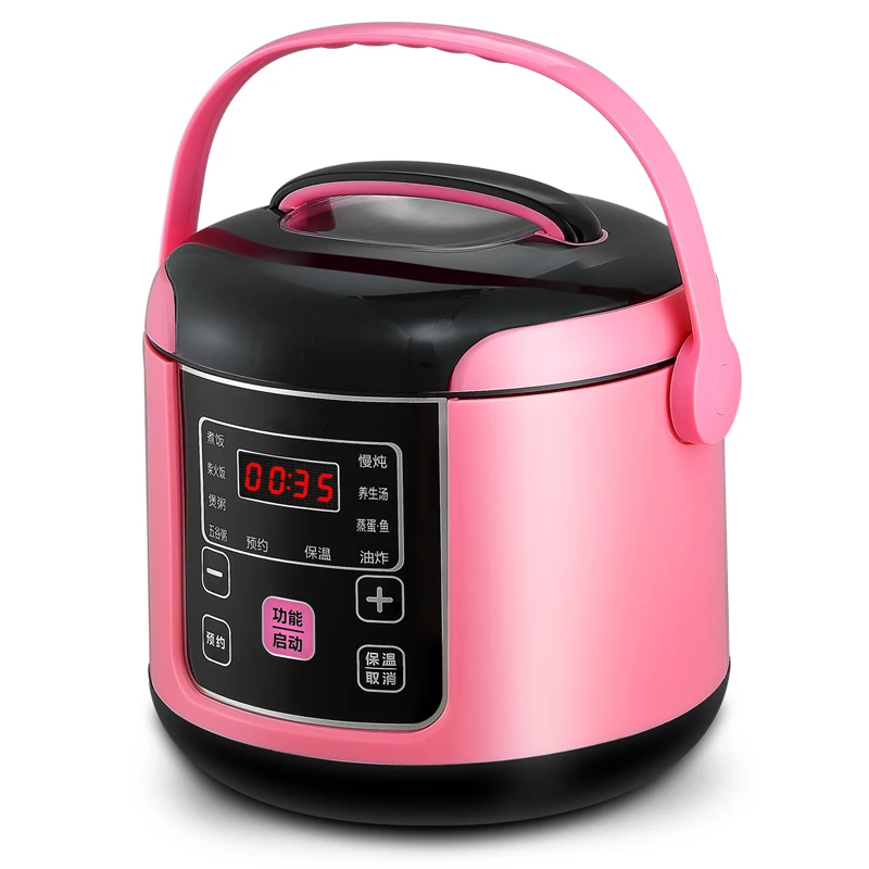 

Multi Mini Rice Cooker 2L for 1-4 People Y-MFB6 Smart 24h Reservation Timing Soup Maker Machine Mini Fried Pan Steamer