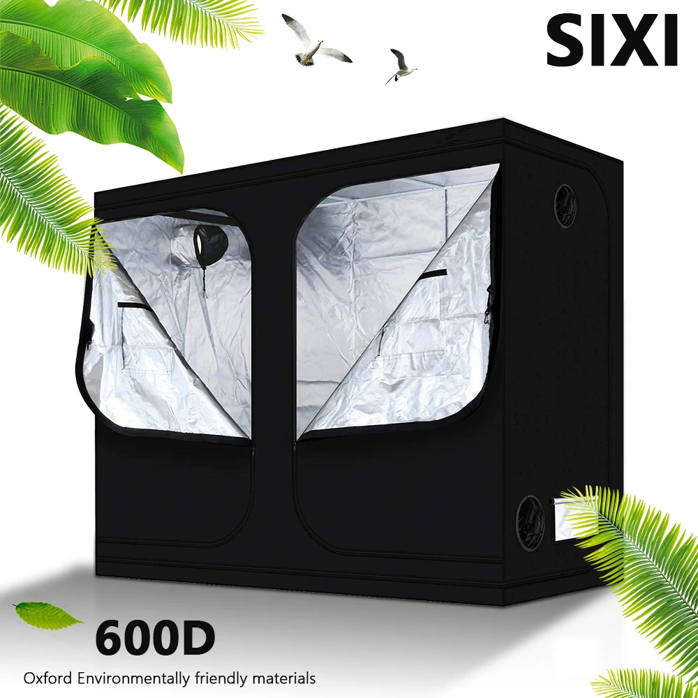 Details about   6'x6' Grow Tent Plants Box 80x80'' Hydroponic Veg Flower Growing Greenhouse Room 
