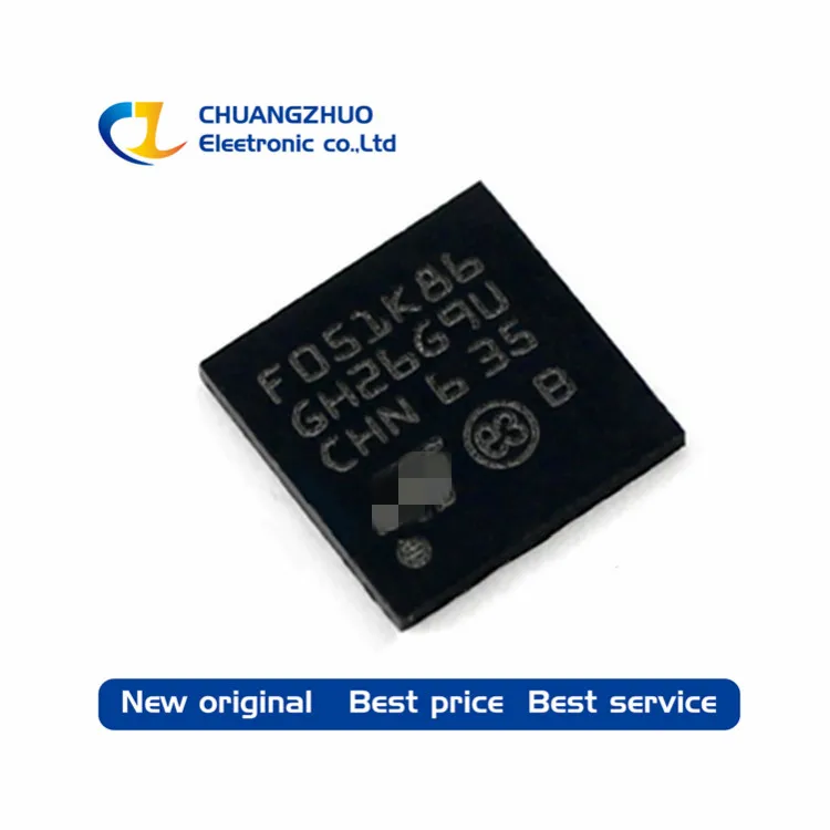 10 шт./лот новый оригинальный STM32F051K8U6TR MCU 32BIT 64KB FLASH 32UFQFPN | Электроника