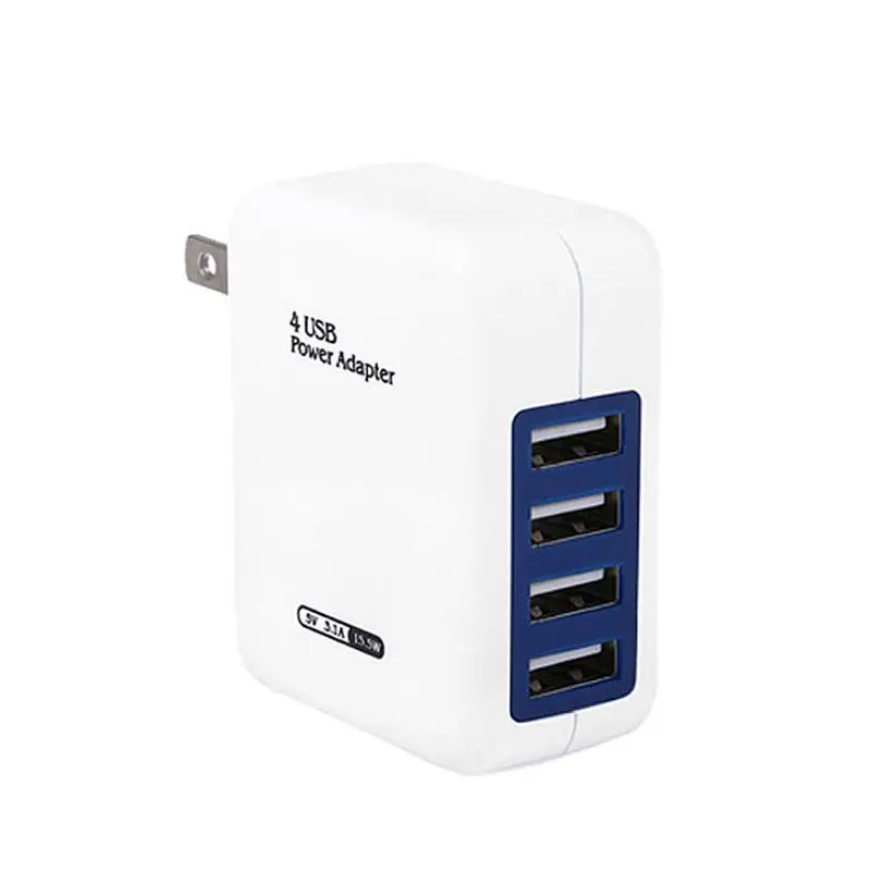 4-Порты и разъёмы Quick Charge 3,0 USB настенное зарядное устройство быстрой зарядки адаптер для iPhone samsung Huawei Xiaomi HTC устройства штепсельная вилка