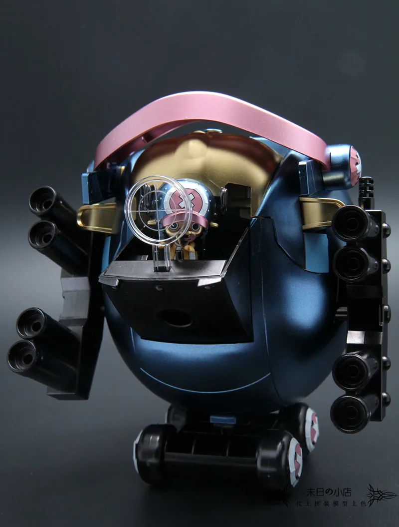 

Bandai Metal Color One Piece Luffy Chowba 5 Boxes 1 Robot 2nd Generation 1st Machine Assembly Model PVC Figure Toys