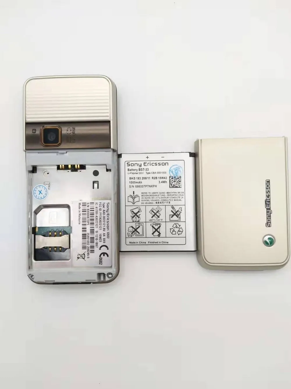 G502 Unlokced sony Ericsson G502C мобильный телефон 2G Bluetooth 2.0MP камера FM разблокированный сотовый телефон