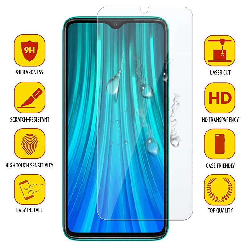 Защитное стекло 9H для Xiaomi Mi 9 9Lite A3 CC9 закаленное Redmi Note 8 Pro 8A 7|Защитные стёкла и