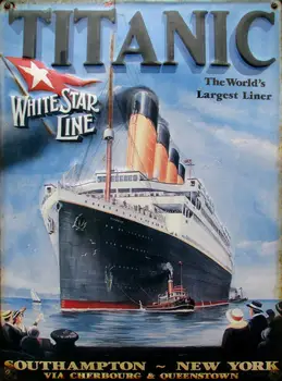 

titanic ocean ship modern Art print Silk poster Home Wall Decor