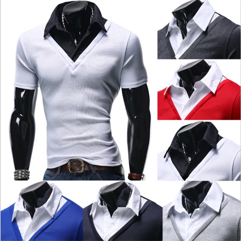 

quick-drying golf shirt fashionable POLO shirt for men with short sleeve breathable outdoors sports clothing