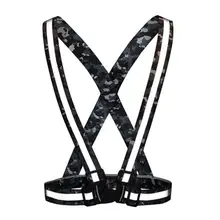 Наружный светоотражающий жилет Быстросохнущий дышащий Регулируемый жилет безрукавка наружная безопасная спортивная одежда