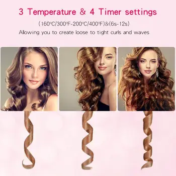 

Portable Automatic Curling Iron Multifunctional Usb Charging Travel Mini Wireless Curling Iron Hair Curler