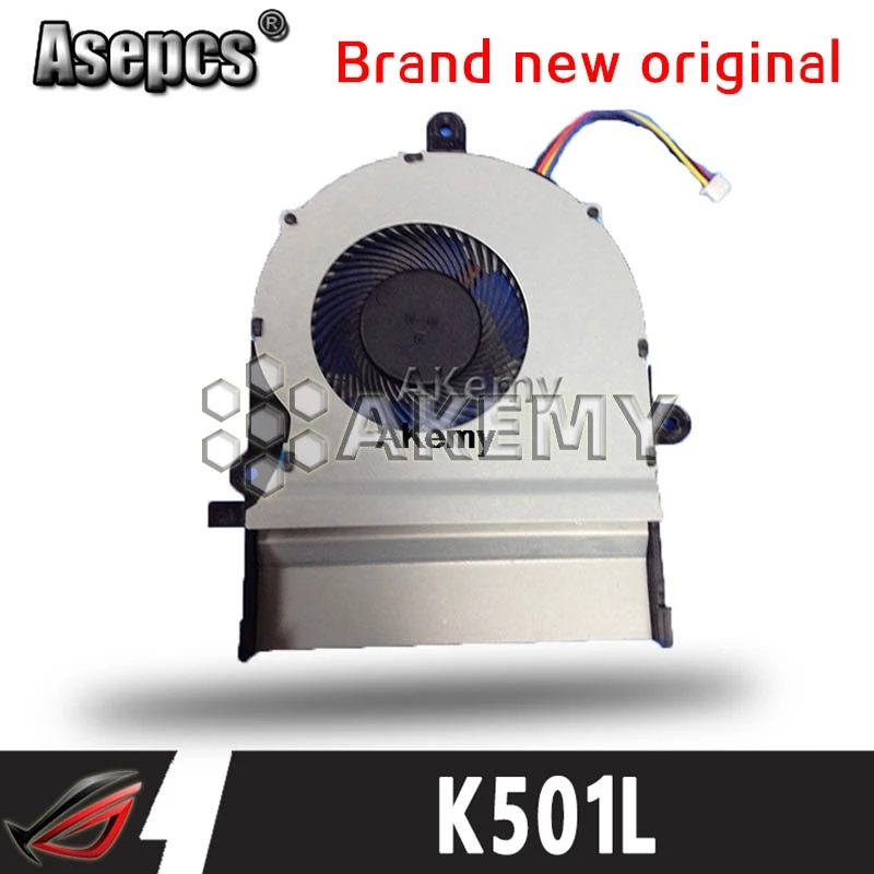 Akemy новый вентилятор охлаждения процессора для For Asus K501UX A501L V505L K501LB5200 K501L 13nb08q1t01011