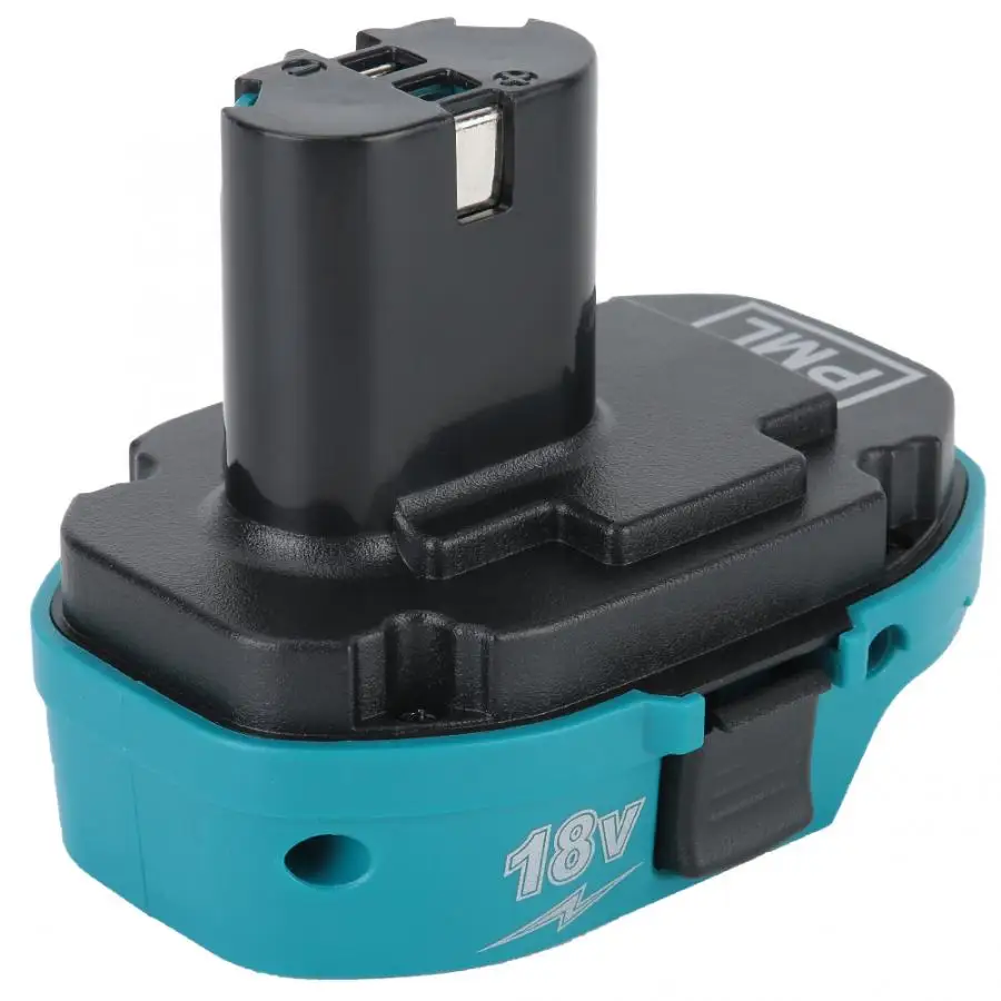 

For Makita 18V Lithium Ion Battery to for Makita 18V NICad Nimh Adapter Converter USB Charger
